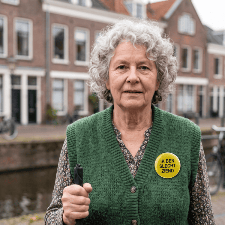 Button "ik ben slechtziend" per 2 stuks - Afbeelding 2