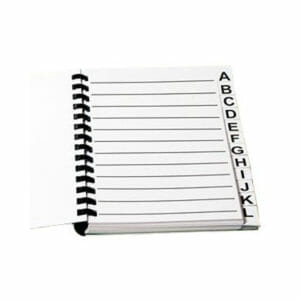 Grootletter Adressen / Telefoonboek A4