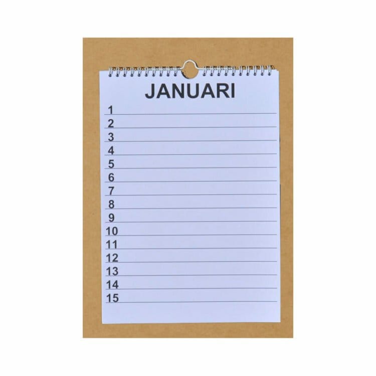 Verjaardagskalender A4 ST420018