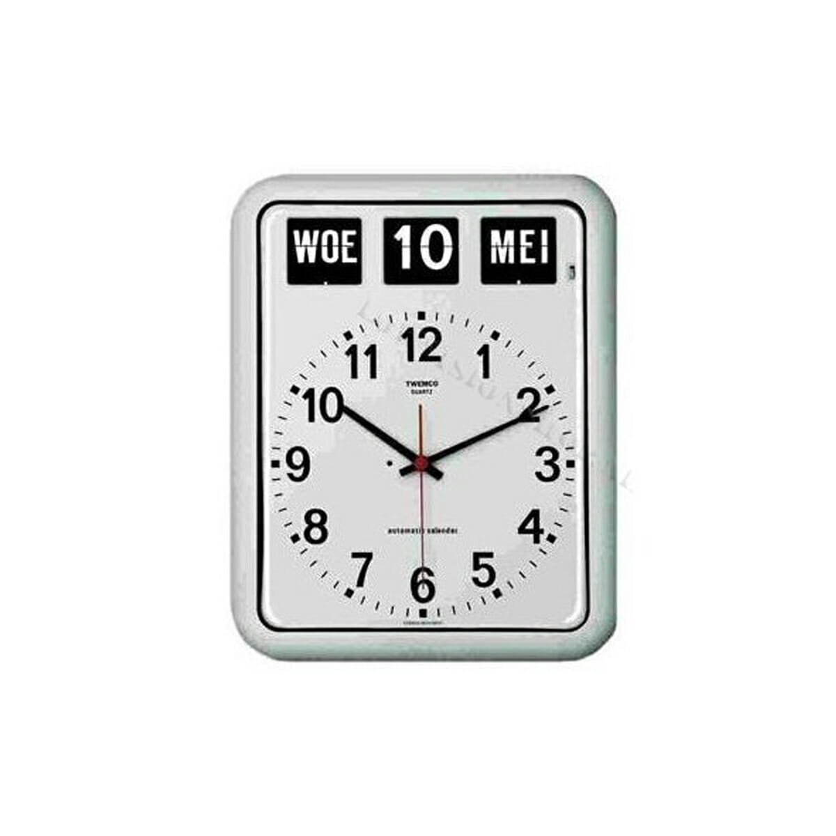 Twemco BQ-12 wit Kalenderklok ST644103