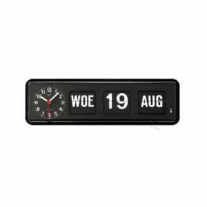 Kalenderklok Twemco BQ-38 - zwart