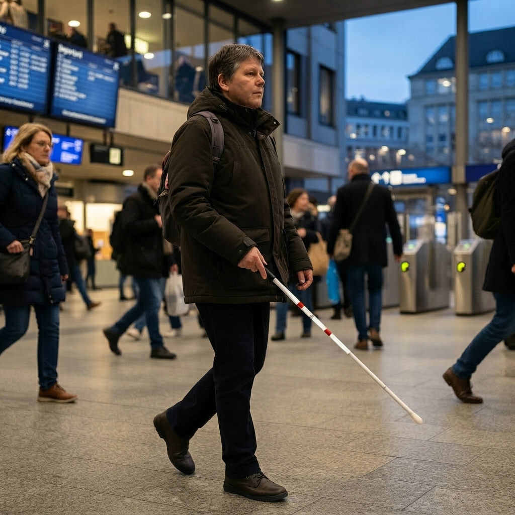 Ambutech herkenningsstok - 95 cm - Afbeelding 2