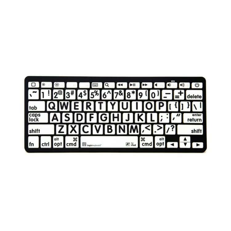 Apple bluetooth grootletter toetsenbord witte achtergrond