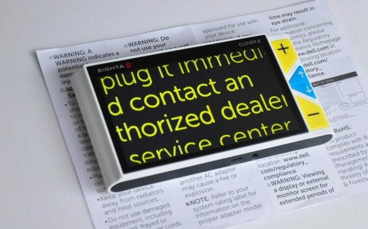 Clover 5 elektronische loep - Afbeelding 2