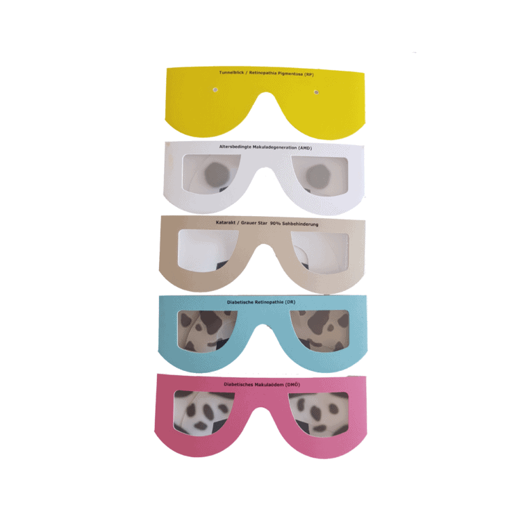 Simulatiebrillen karton per 5 stuks