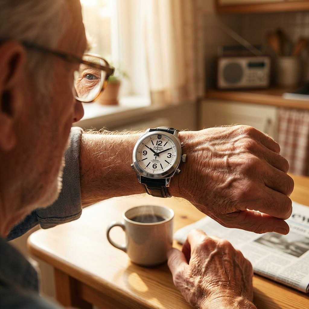 Nederlandssprekend herenhorloge atomic - Afbeelding 3