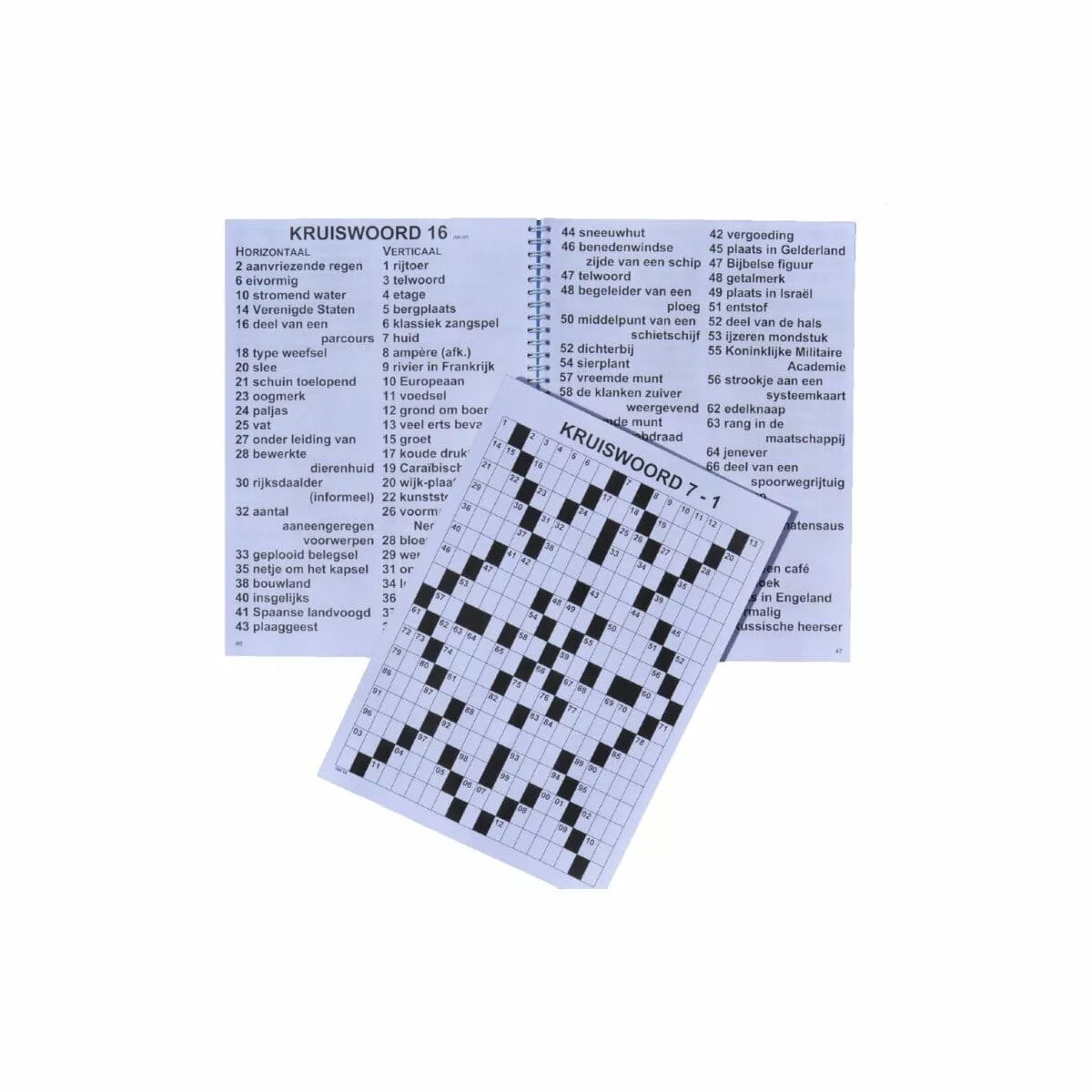 Boekenvoordeel Kruiswoord Bureau ISBN - Legpuzzel / Paspuzzel 6-7  Puzzelboek Set Voor Vakantie