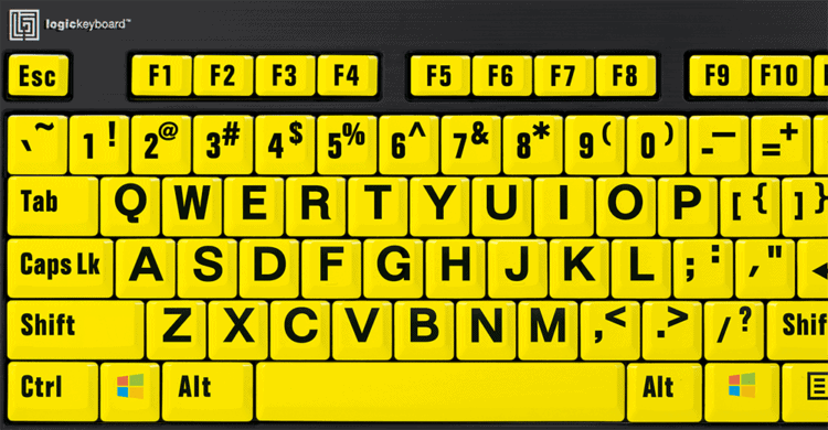 Toetsenbord Nero zwart op geel - Afbeelding 3
