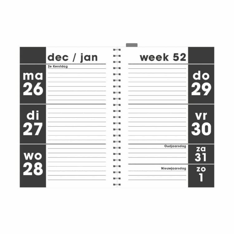 Grootletter Agenda A4 - HB - Afbeelding 2