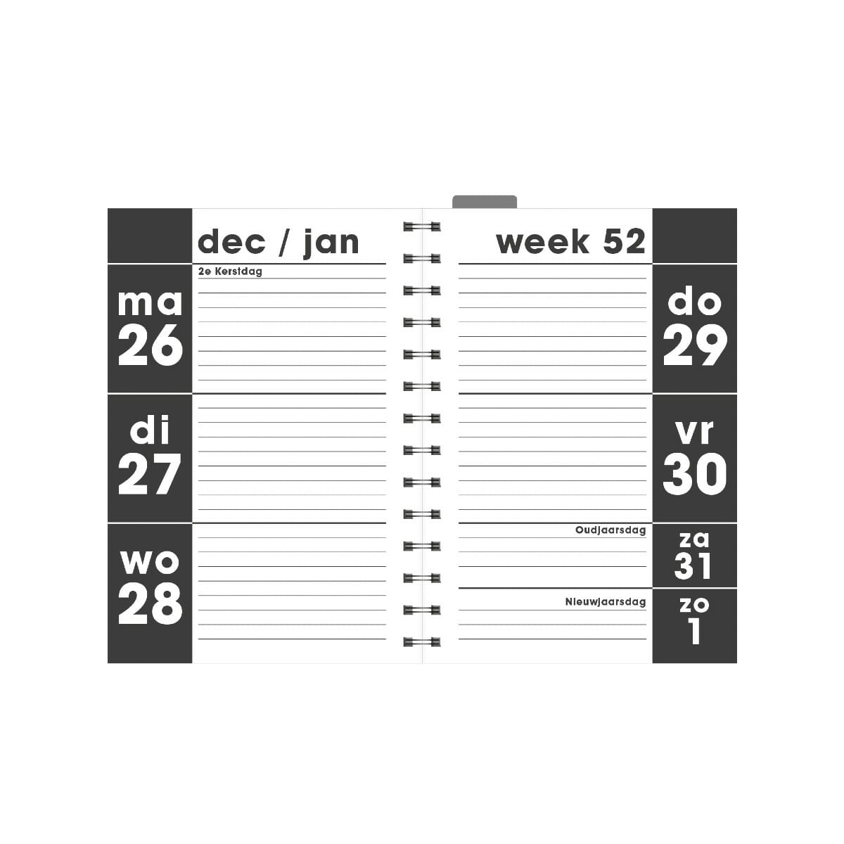 Grootletter Agenda A5 - HB - Afbeelding 2
