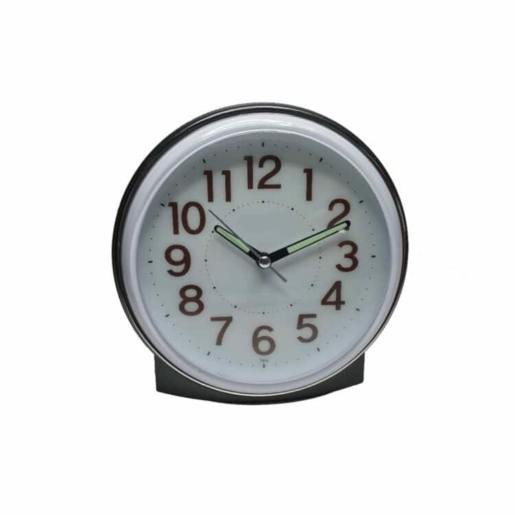 Nederlandssprekend klok met wijzerplaat