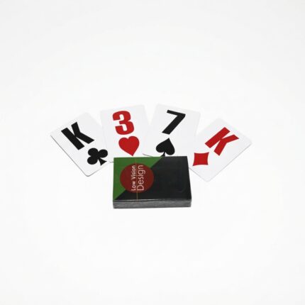 Speelkaarten Mega symbolen - Low Vision Design - 2 stuks