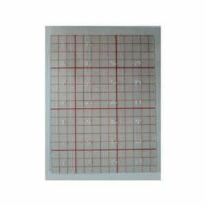 Stickervel Braille alfabet