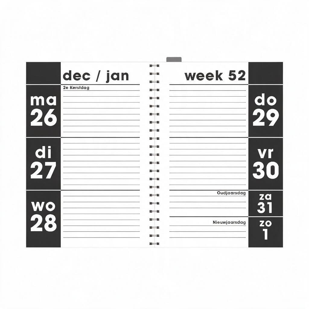 Grootletter Agenda A4 - HB - Afbeelding 3