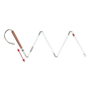 Taststok SV opvouwbaar 6-delig - 143-160 cm