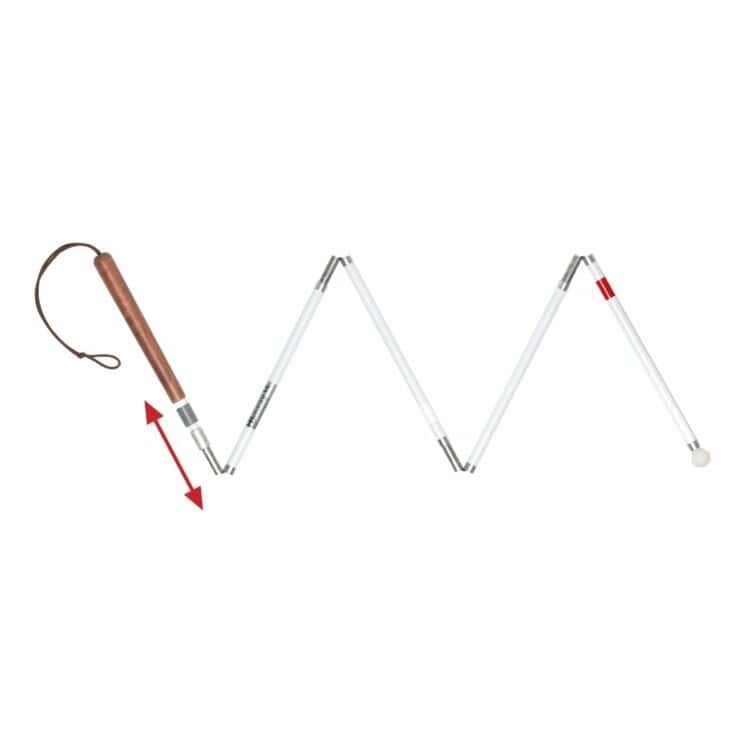 SV taststok opvouwbaar 6-delig