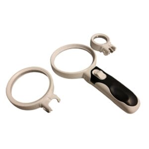 Handloep met 2 lenzen - LED verlichting