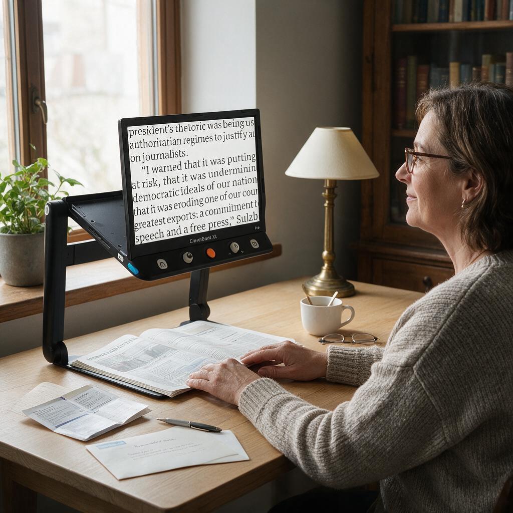Cloverbook XL Mate - Elektronische loep met spraakfunctie - Afbeelding 2