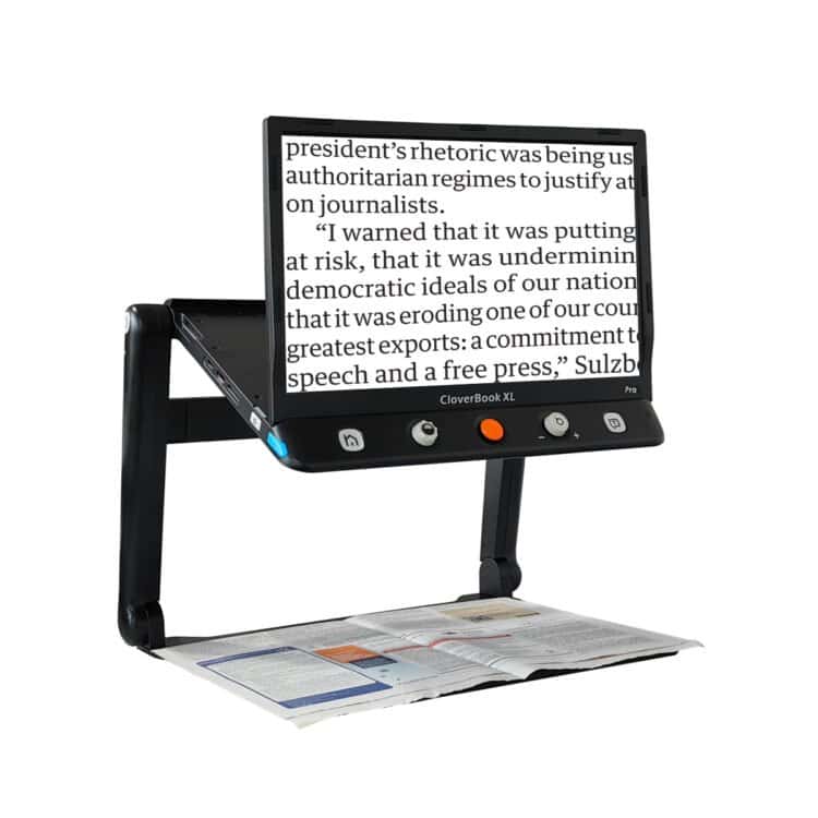 Cloverbook XL Mate loep en voorleessysteem