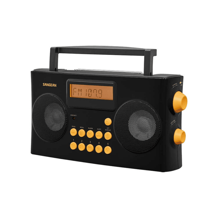 Radio met spraak voor slechtzienden