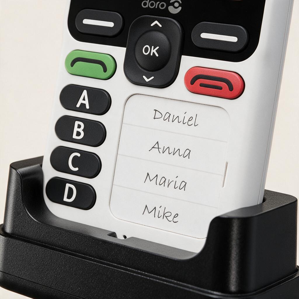 Doro Leva X10 mobiel met 4 geheugentoetsen - Afbeelding 3