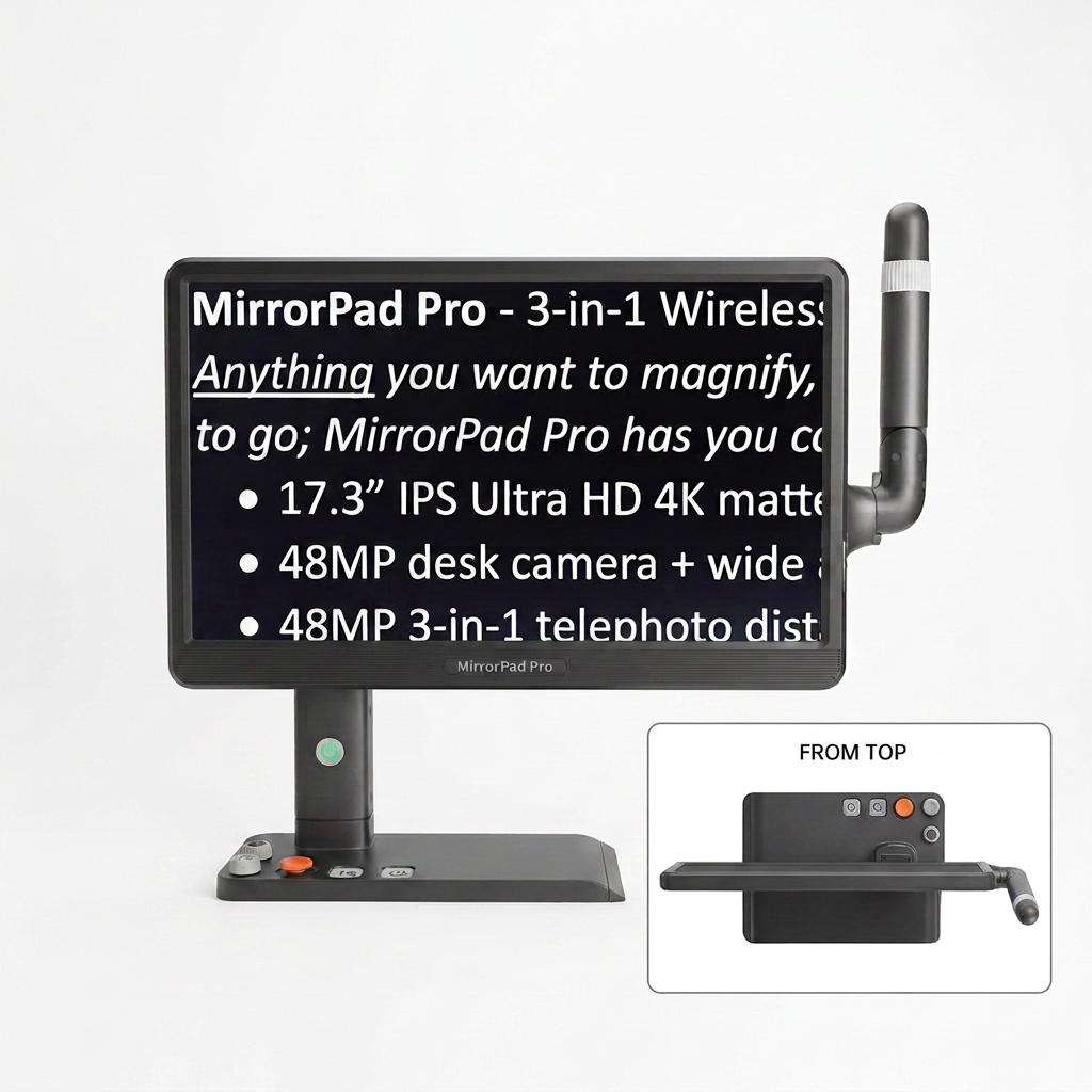 MirrorPad Pro - loep met spraak - screen mirroring - Afbeelding 4