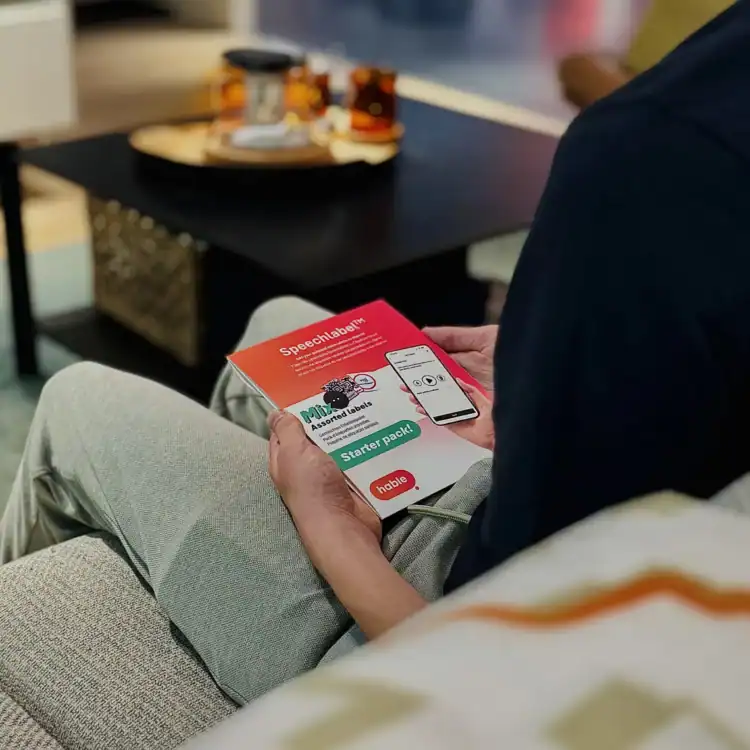 Spraaklabel startpakket gebruik