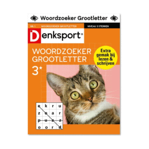 Denksport Grootletter Woordzoeker