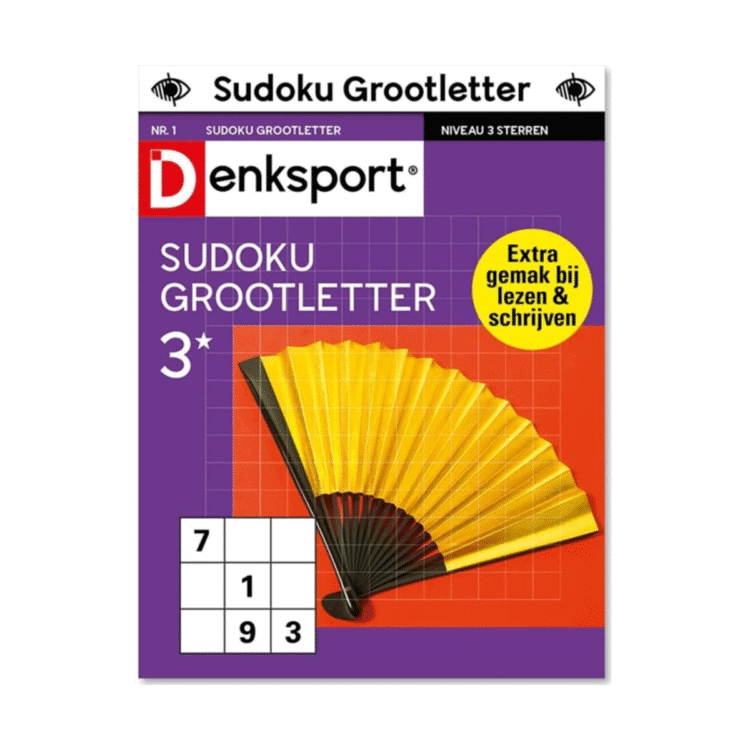 Denksport Grootletter Sudoku