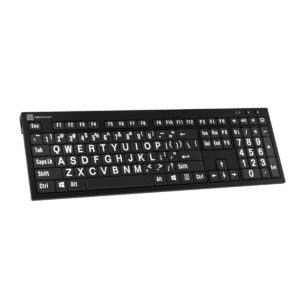 Toetsenbord Nero wit op zwart