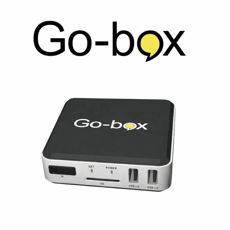 GO-box Plus voor gesproken en vergrote tv-ondertiteling